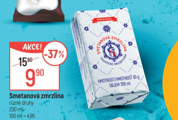 Smetanová zmrzlina J.A.D. Food