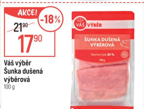 Šunka výběrová dušená Váš Výběr