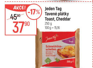Sýr tavený plátky Jeden Tag