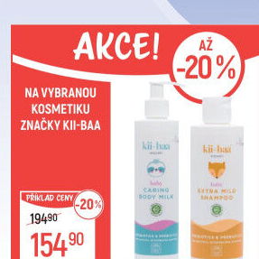 Tělové mléko dětské Kii-baa