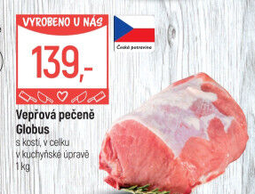 Vepřová pečeně s kostí Globus