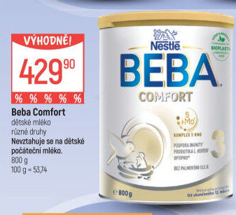 Výživa mléčná Comfort Beba Nestlé