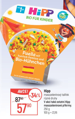 Hotové pokrmy bio HiPP
