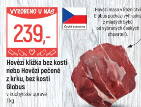 Hovězí kližka bez kosti Globus