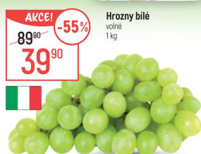 Hrozny bílé