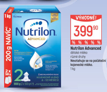 Kojenecká výživa Nutrilon Advanced