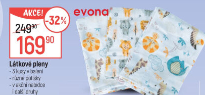 Látkové pleny Evona