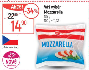 Mozzarella Váš Výběr