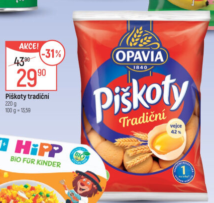 Piškoty Opavia
