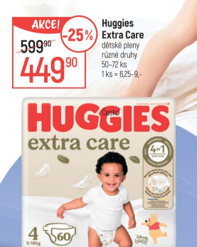 Pleny dětské extra Care Huggies