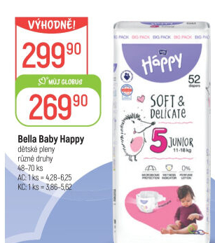 Pleny dětské Háppy Bella