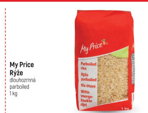 Rýže dlouhozrnná parboiled My Price