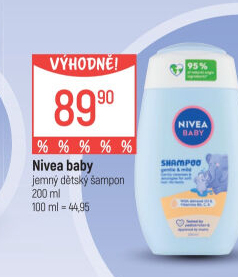 Šampon dětský jemný Baby Nivea