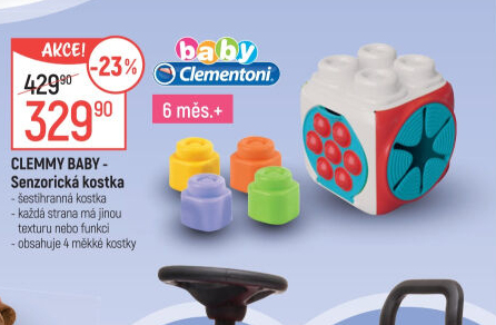 Senzorická kostka Clemmy Baby Clementoni