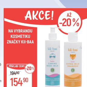 Tělové mléko dětské Kii-baa