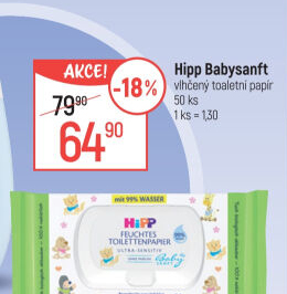 Toaletní papír vlhčený Ultra Sensitiv Hipp
