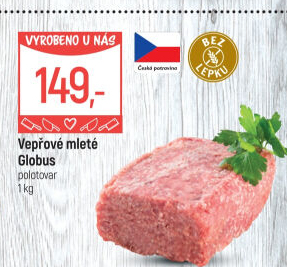 Vepřové mleté maso Globus