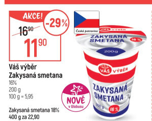Zakysaná smetana 16% Váš Výběr