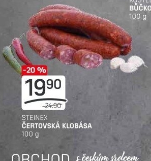 Čertovská klobása Steinex