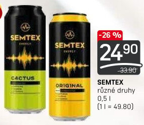 Energetický nápoj Semtex