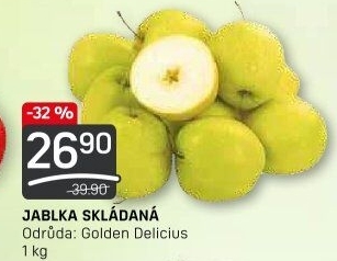 Jablka Golden Delicious