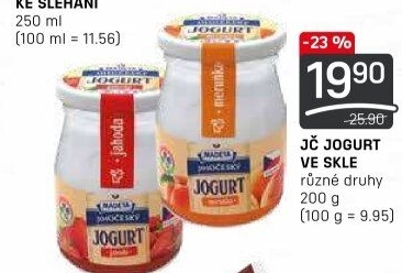 Jogurt ochucený jihočeský tradičníMadeta