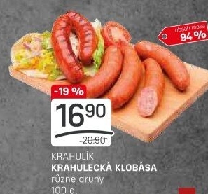 Krahulecká klobása Krahulík