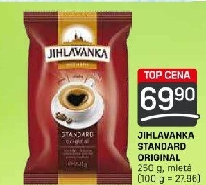 Mletá káva Standard Jihlavanka