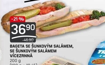 Obložená bageta