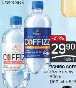 Ochucená voda kofeinová Coffizz Tchibo