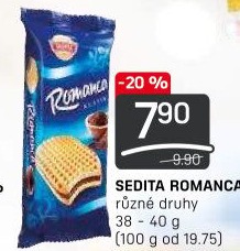 Oplatky Romanca Sedita