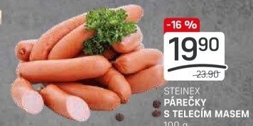 Párečky s telecím masem Steinex