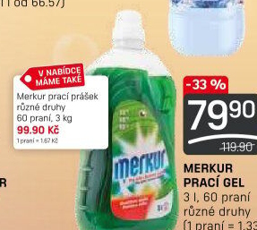 Prací gel Merkur