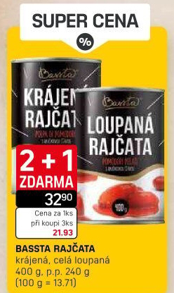 Rajčata krájená Bassta