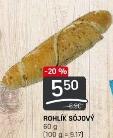 Rohlík sójový
