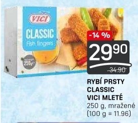 Rybí prsty mražené Vici