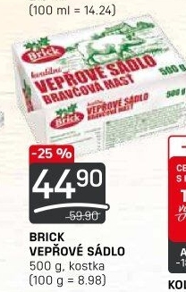 Sádlo vepřové Brick