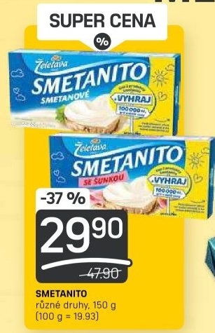 Sýr tavený Smetanito Želetava