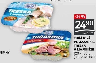 Tuňáková pomazánka Rybex