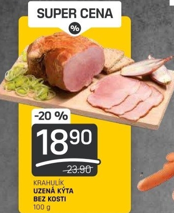 Uzená kýta bez kosti Krahulík