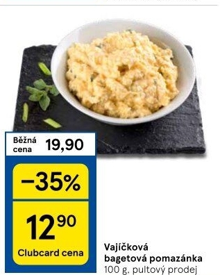Bagetová vajíčková pomazánka