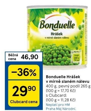 Hrášek Bonduelle