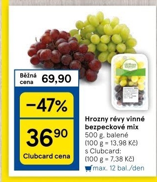 Hrozny mix bezsemenné The Grower'