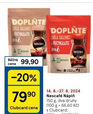 Instantní kávy Nescafé