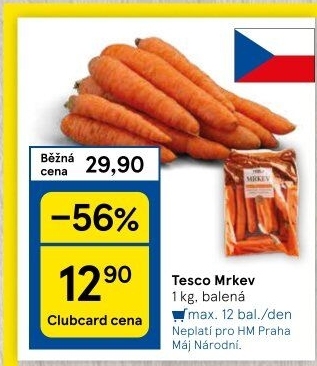 Mrkev Tesco