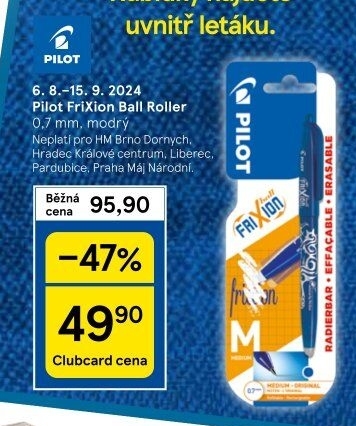 Pero Roller Frixion Ball Pilot
