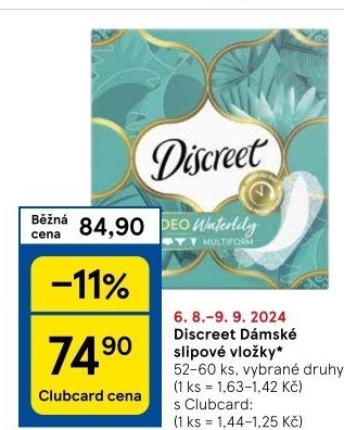 Vložky dámské slipové Discreet