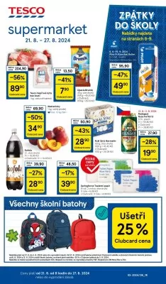 akční leták Tesco 21.8.2024-27.8.2024