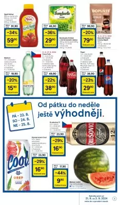 akční leták Tesco 21.8.2024-27.8.2024