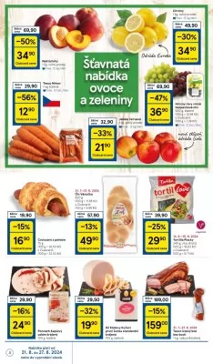 akční leták Tesco 21.8.2024-27.8.2024